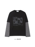 Grunge Rock Layered Longsleeve