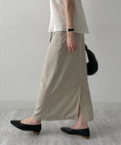 Momento Linen Long Skirt