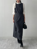 [Wrap SET] Abe Sleeveless Long One Piece