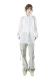 ZIP FLARE PANTS