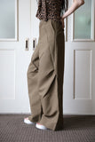 Dia cut wide pants
