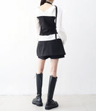 Merhi Layered Blouse Tie Set