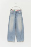 (W) Lace Sagging Denim