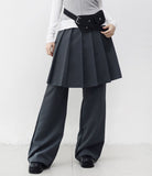 Merci Pleated Skirt Layered Pants