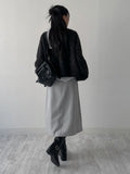 Belly Wool Pleated Skirt
