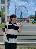 S/S Noah Dangara Collar Short Sleeve Knit