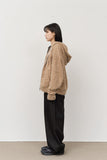 Teddy Fur Zip Hoodie