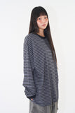 Stone stripe long sleeve tee