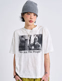 Vintage taxi slap crop tee