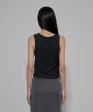 Crinkled Sleeveless