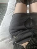 Konaki y2k zipper banding skirt