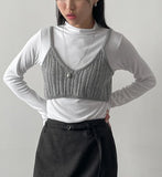 BM Cable Knit Bustier