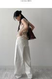 Mocha Strap Sleeveless Blouse