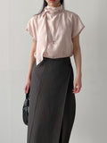 Scone Unbalanced Wrap Wide Slacks