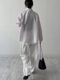 Euro Wrap Nylon Wide Pants