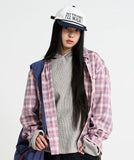 Western check over shirt