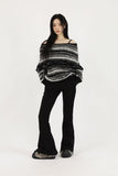 Oreo fringe off knit