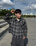 Remude Linen Crop Shirt