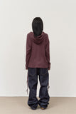 (W) Social Knitted Hoodie
