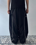 Nylon Piping Snap Pants