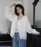 Pony Flower Frill Blouse
