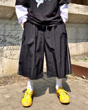 Nylon Piping Line Bermuda Pants