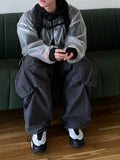 Translucence plastic zip-up
