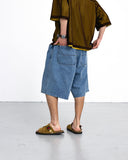 Denim Baggy Half Pants