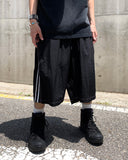 Nylon Track Stitch Bermuda Pants