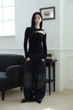 Devil Wide Pin-Tuck Denim