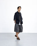 Cross Pleated Chino Half Pants