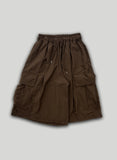 Super Balloon Nylon Cargo Bermuda Pants