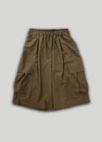 Super Balloon Nylon Cargo Bermuda Pants
