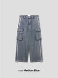 Russell Trackline Washed Cargo Denim