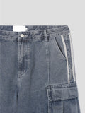 Russell Trackline Washed Cargo Denim