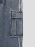 Russell Trackline Washed Cargo Denim