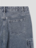 Russell Trackline Washed Cargo Denim