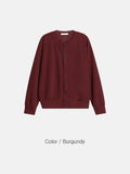 Sean Cutting Cropped Cardigan