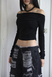 Gary dark black pants