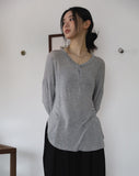 Up down button t-shirt