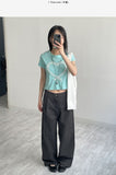 121 One Tuck Cotton Wide Pants
