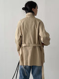 Bolte Belted Half Trench Coat