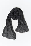 Leaf Dot Wrinkle Scarf