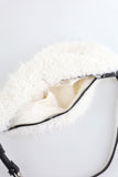 Fluffy fur shoulder bag