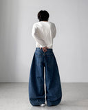 Euro Curved Wide Denim