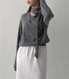 Brick Tie Loose Fit Knit