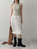 Minimal Square Ribbed Sleeveless