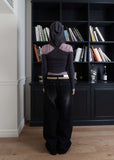 MAXI BLACK WIDE DENIM PT