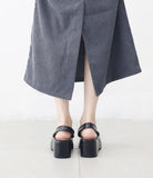 Nivan Square Platform Slingback Loafers