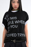 Only Print Crop T-shirt